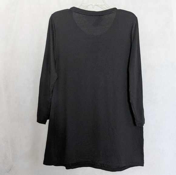 A Pea In the Pod Embellished Mwah! Quarter Sleeve Tee - Picture 2 of 4